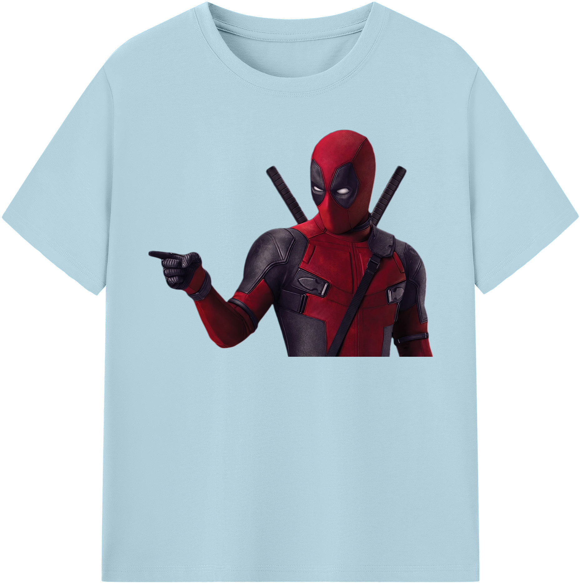 （画像用） Deadpool デッドプール 綿100％半袖Tシャツ（フロントプリント）